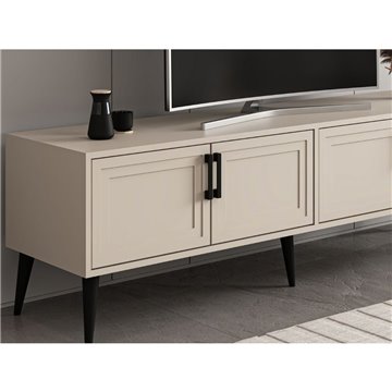 Mobile Porta TV Prime 4 ante colore cashmere 180x45x55H - Stile e funzionalità