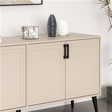 Madia Prime colore cashmere 180x45x80H - Eleganza e funzionalità per la tua casa