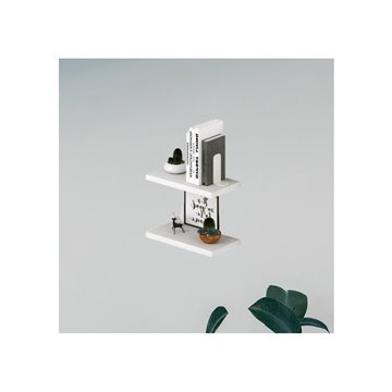 Coppia mensole da 45 colore bianco