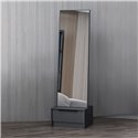 Specchio Kale con base cassetto antracite 54x45x178H