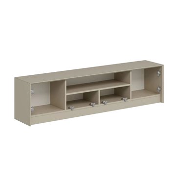 Porta TV Kale cashmere effetto cannettato 180x35x45H