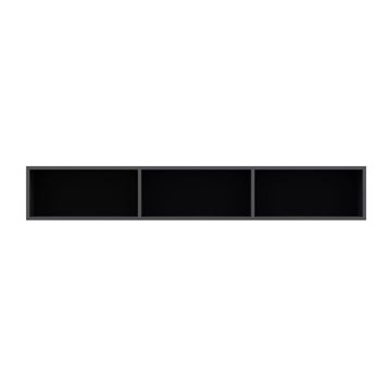 Mobile TV sospeso Rigel antracite 180x32x30H: 3 ante e stile minimal
