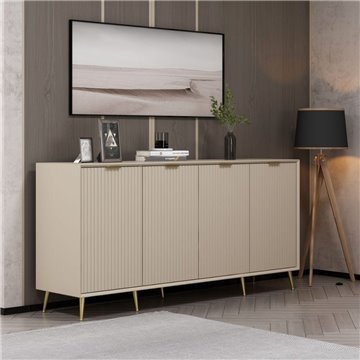Madia Kale 4 ante cashmere effetto cannettato 180x45x90H : Eleganza e Funzionalità