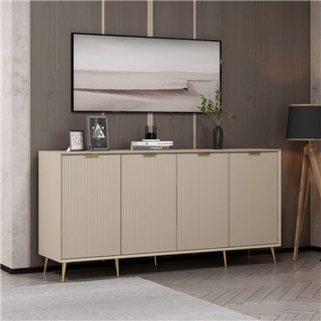 Madia Kale 4 ante cashmere effetto cannettato 180x45x90H : Eleganza e Funzionalità