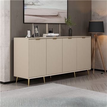Madia Kale 4 ante cashmere effetto cannettato 180x45x90H : Eleganza e Funzionalità