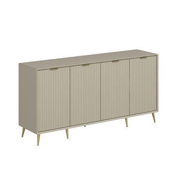 Madia Kale 4 ante cashmere effetto cannettato 180x45x90H : Eleganza e Funzionalità