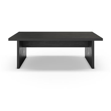Tavolino da salotto rettangolare Loana nero 120x70x40H - Il protagonista del tuo living