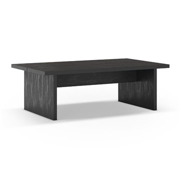 Tavolino da salotto rettangolare Loana nero 120x70x40H - Il protagonista del tuo living