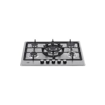 Piano cottura inox da 70 5 fuochi gas Bertazzoni La Germania P705CLAGXV
