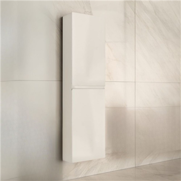 Colonna pensile sospesa bagno colore bianco laccato Londres 2 ante 35x31x150H