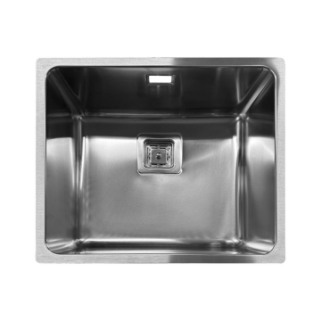 Lavello sottotop inox monovasca 49x40x20H cm da incasso