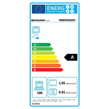 Maxi forno 90 cm incasso Bertazzoni F909PROEKN multifunzione colore carbonio classe A