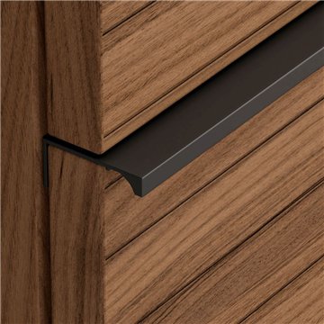 Mobile bagno sospeso noce effetto cannettato Senda con 2 cassettoni 100x45.5x48H