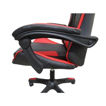 Poltrona Gaming colore nero rosso PVC - Comfort e Design
