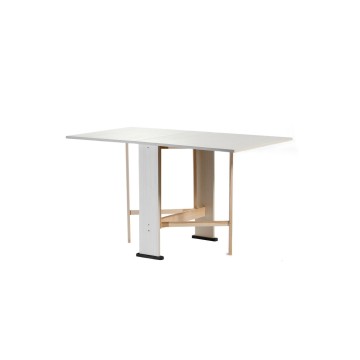  Tavolo pieghevole consolle salvaspazio olmo 21x74x78H - Misty