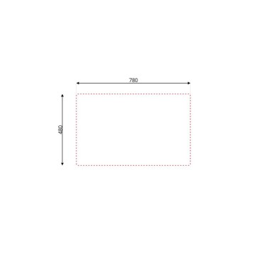 Lavello a una vasca e gocciolatoio sinistro 80x50 - Samet