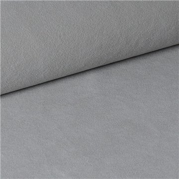 Sedia Barka in tessuto grigio con piedi neri - Comfort morbido e design