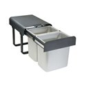 Pattumiera estraibile Ekko2 2 secchi da 16 litri