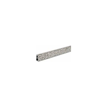 Alzatina becco di civetta in pvc effetto marmo granito 400x2.5x3.9H