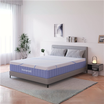 MATERASSO PERGAMO 160*190*30 CON MOLLE INSACCHETTATE E TESSUTO POLIESTERE ANTISCIVOLO