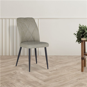 SEDIA VIKA COLORE TORTORA PIEDI NERI 4 PZ X CTN