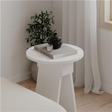 Tavolino da salotto Chen bianco - Eleganza minimalista per ogni ambiente