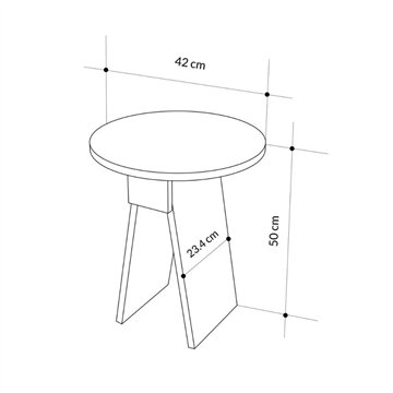 Tavolino da salotto Chen bianco - Eleganza minimalista per ogni ambiente
