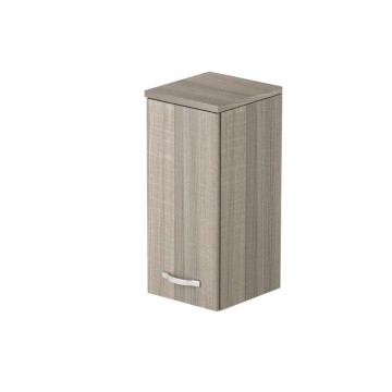 Laundry pensile bagno con anta 36x38x77 olmo