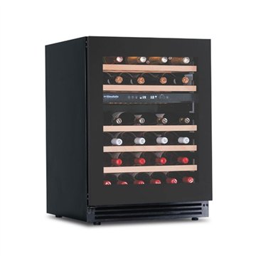 Cantinetta ventilata da incasso 46 bottiglie di vino DW46F2T colore nero