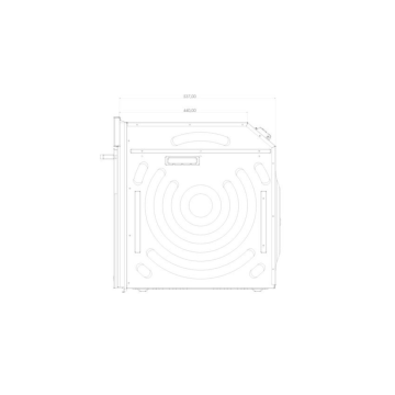 Forno elettrico multifunzione nero classe A - Tempest