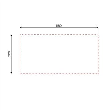 Lavello cucina da appoggio due vasche con gocciolatoio sinistro 120x60 cm - Samet SA46SX