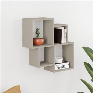 Mensola Oyo con 4 scomparti - Funzionalità e design in finitura Sandstone