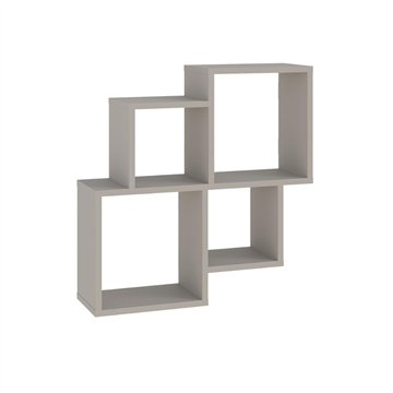 Mensola Oyo con 4 scomparti - Funzionalità e design in finitura Sandstone