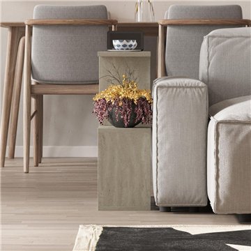 Tavolino da salotto travertino beige Homemania 60x19,5x60H - Design moderno e versatilità
