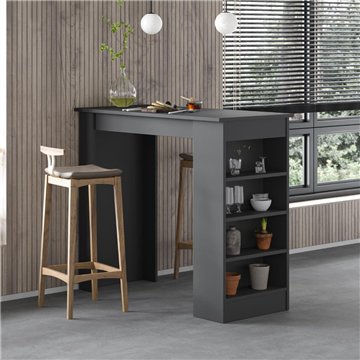 Penisola da cucina colore antracite Swallow