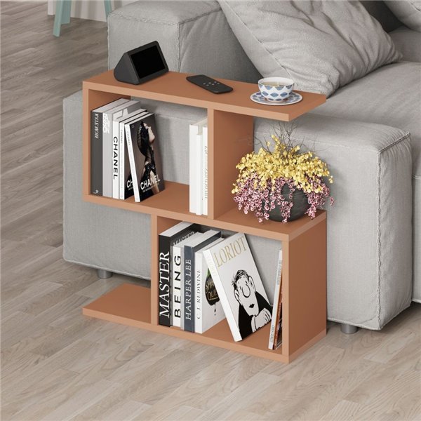 Tavolino da salotto colore cinnamon 60x19,5x60H Homemania Tavolino da salotto colore cinnamon 60x19,5x60H Homemania