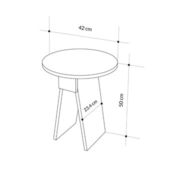 Tavolino da salotto Chen antracite - Eleganza minimalista per ogni ambiente
