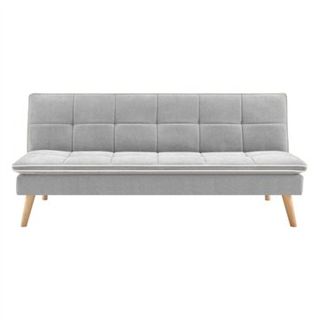 Divano letto Lunaria 3 posti colore grigio design moderno 182x88x80H