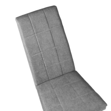 Sedia imbottita bianca e grigia - Tomy | Toscohome