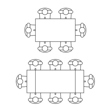 Tavolo allungabile in ceramica effetto marmo grigio e gambe in metallo nero 140/200x80x76H Perla