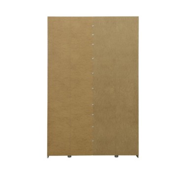 Armadio 2 ante scorrevoli 120x42x190.5H colore quercia e grigio cemento Zeno
