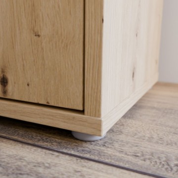 Armadio multiuso 6 ante 109x35x192 colore rovere Medea