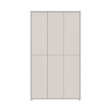 Armadio multiuso 6 ante 109x35x192 colore cashmere Medea