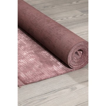 Tappeto antiscivolo vintage bambù colore rosa 120x180