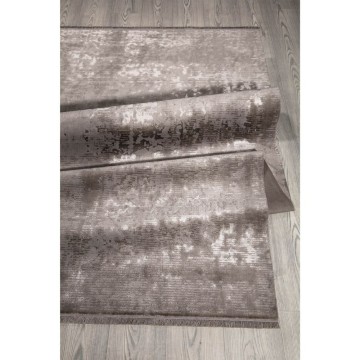 Tappeto antiscivolo vintage bambù colore grigio 120x180