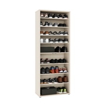 Armadio multiuso 4 ante 74.5x35x192 colore cashmere Medea