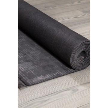 Tappeto antiscivolo vintage bambù colore antracite 120x180