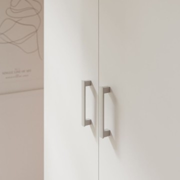 Armadio 4 ante 1 cassetto colore bianco 177.5x54x210.5H Arcadia