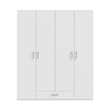 Armadio 4 ante 1 cassetto colore bianco 177.5x54x210.5H Arcadia