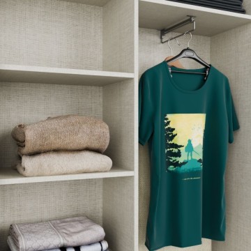 Armadio 2 ante scorrevoli 150x39x210 colore bianco Nico